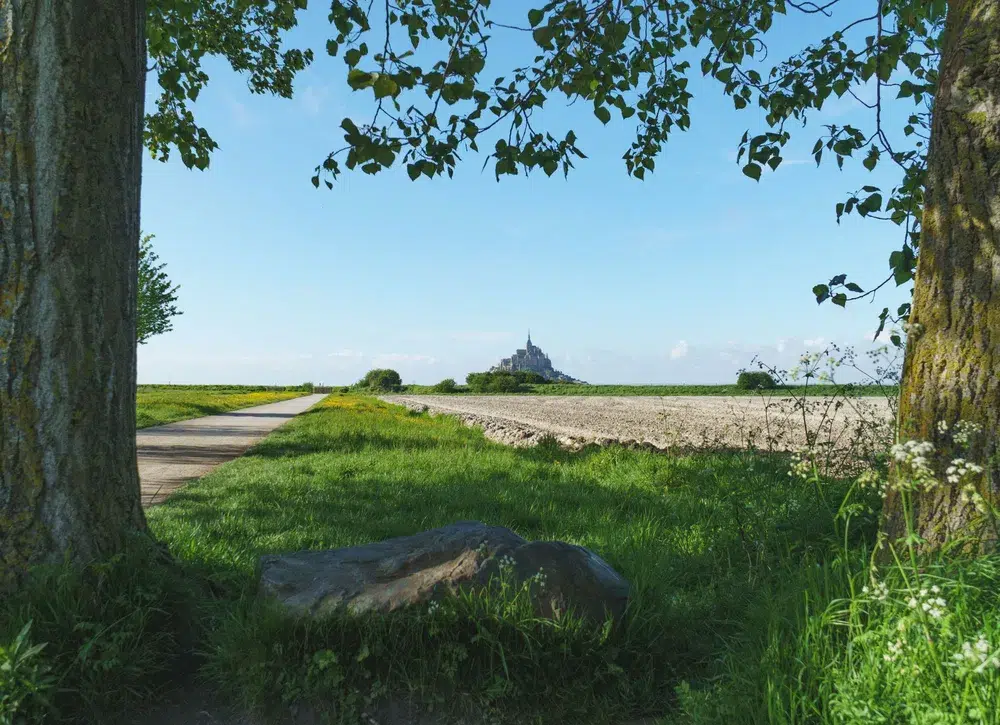 Wege Bucht Mont Saint Michel